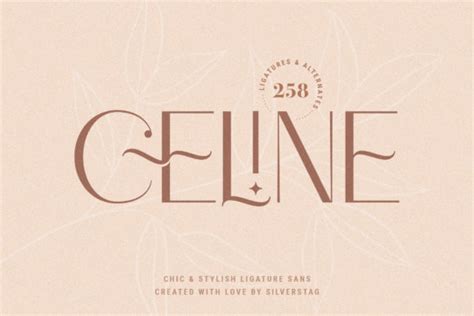 celine paris font free download|celine brand font.